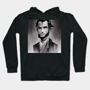 Abraham Lincoln Portrait | Manga style Hoodie